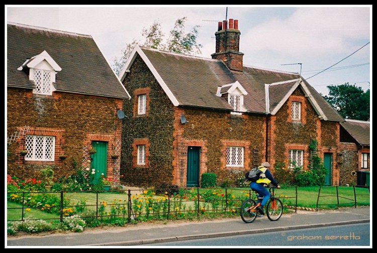 Norfolk Stone houses at Blakeney