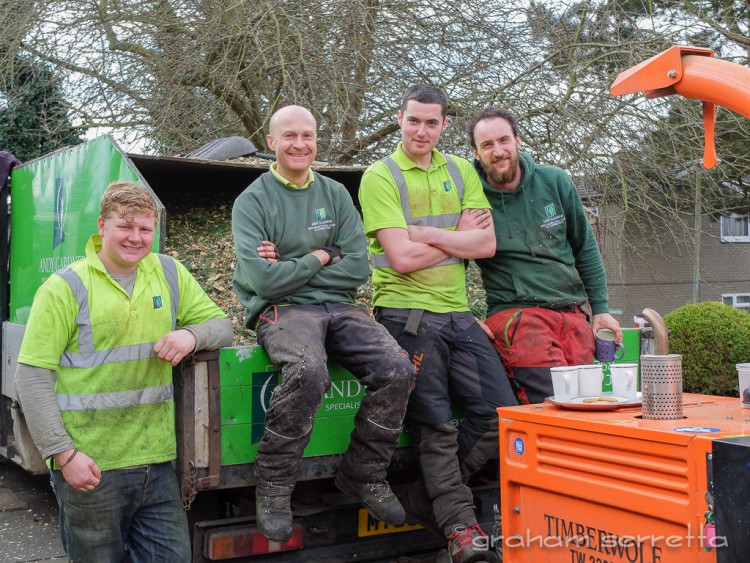 The felling crew.