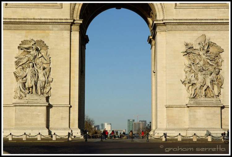 The Arc de Triomphe