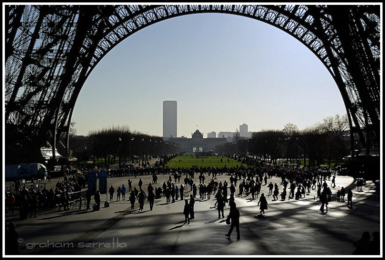 Beneath the Tour d'Eiffel