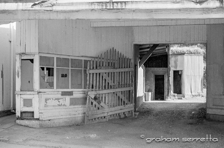 The entrance to the livery yard